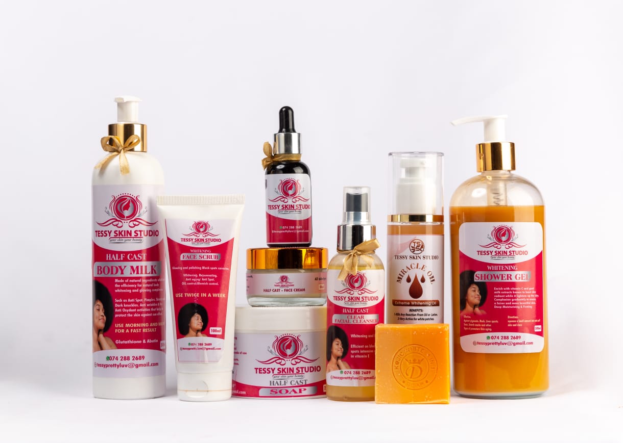 Buy Half Cast Whitening Set by Tessy skin studio on Selar