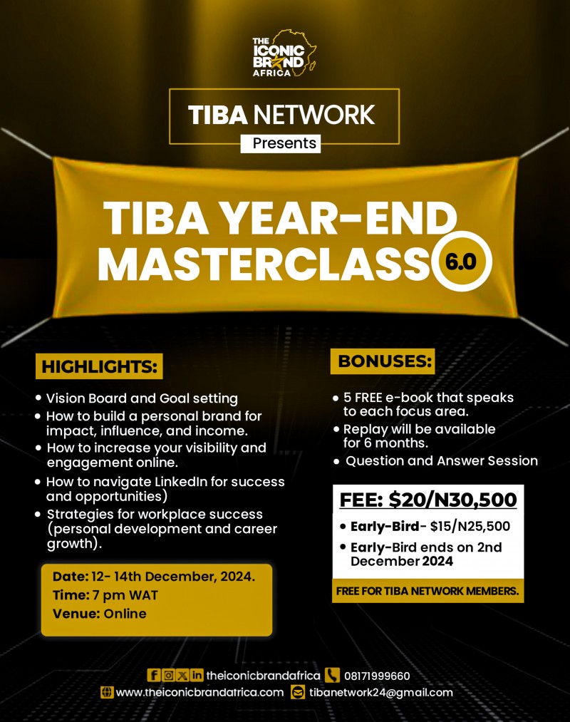 TIBA YEAR-END MASTERCLASS 6.0