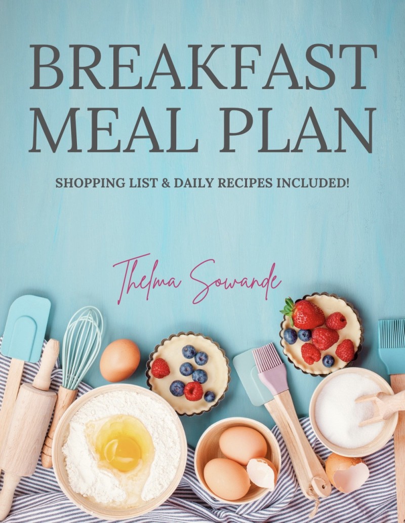 Breakfast Meal Plan - Shopping List & Daily Recipes.
