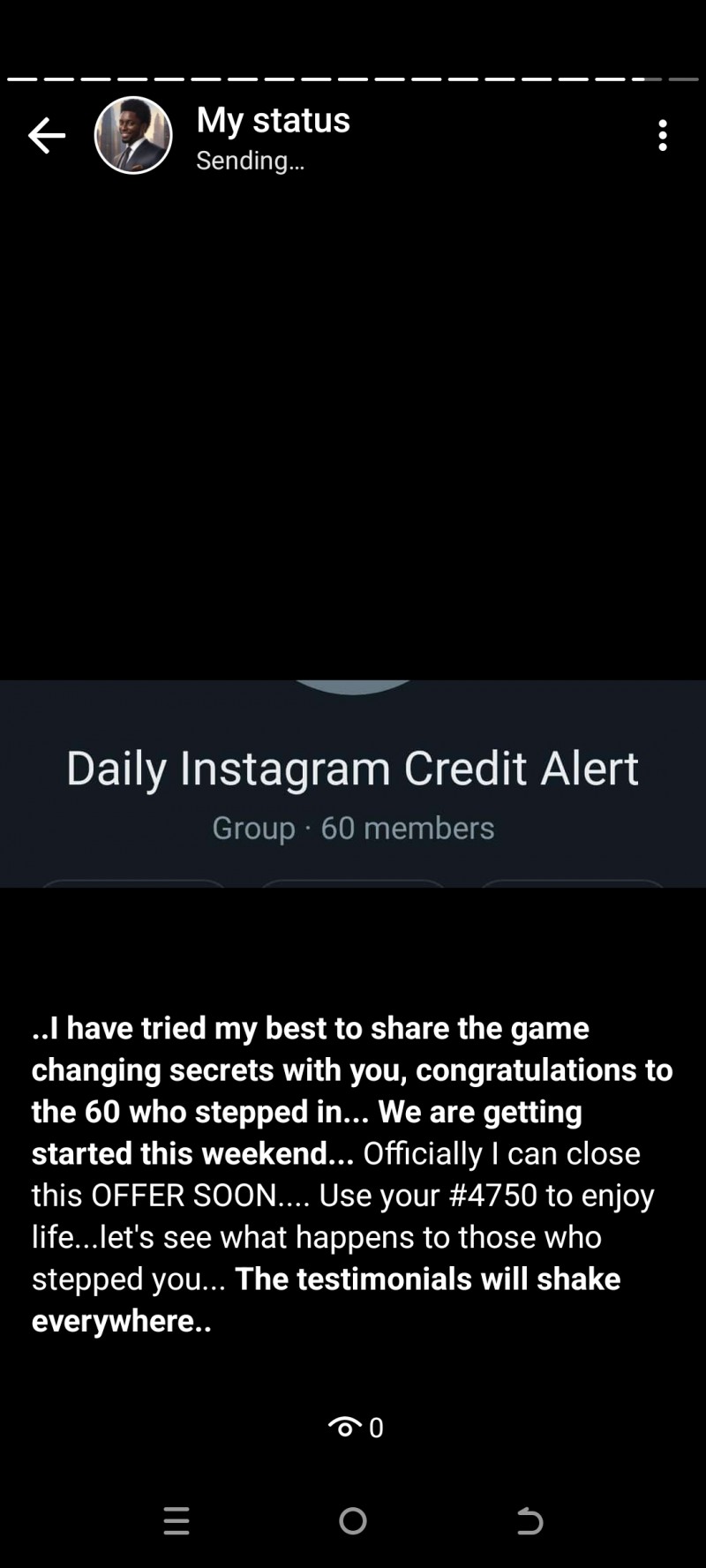 Instagram credit alert mastermind
