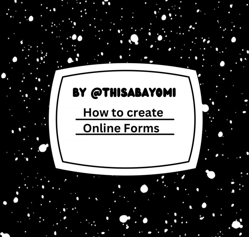 Create Online Form (PDF)