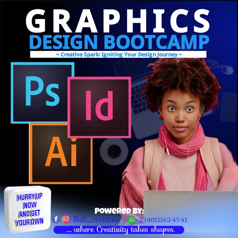 Buy GRAPHICS DESIGN BOOTCAMP COURSE by IKILI CREATIVE on Selar