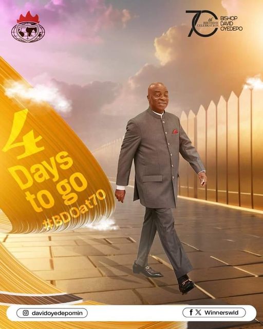 BISHOP DAVID OYEDEPO AT 70:LIFE'S LESSONS FROM THIS GIANT OF FAITH