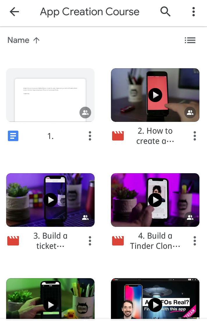 App Creation Course