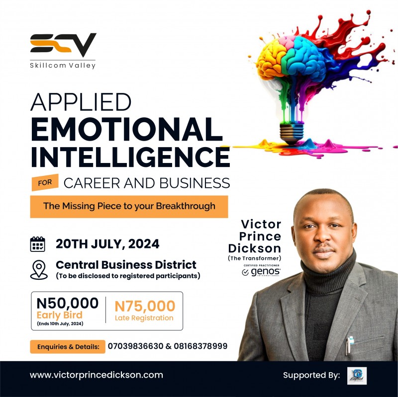 Applied Emotional Intelligence for Career and Business, Abuja.
