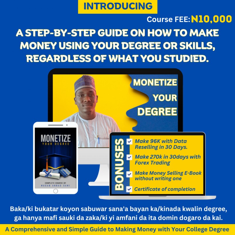 Monetize your degree