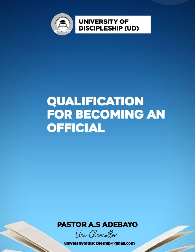 Get Qualifications For Becoming An Official By UD OFFICIAL LIBRARY On Selar Get qualifications for becoming an official by ud official library on selar