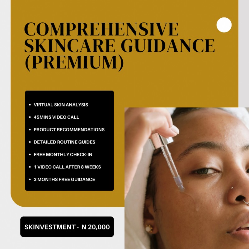 Book a 1 - 1  skincare consultation with me (PREMIUM)