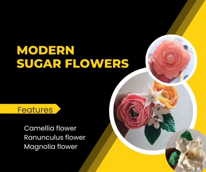 Modern sugar flowers
