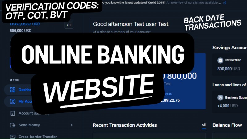 3D Online Net Banking PHP Script