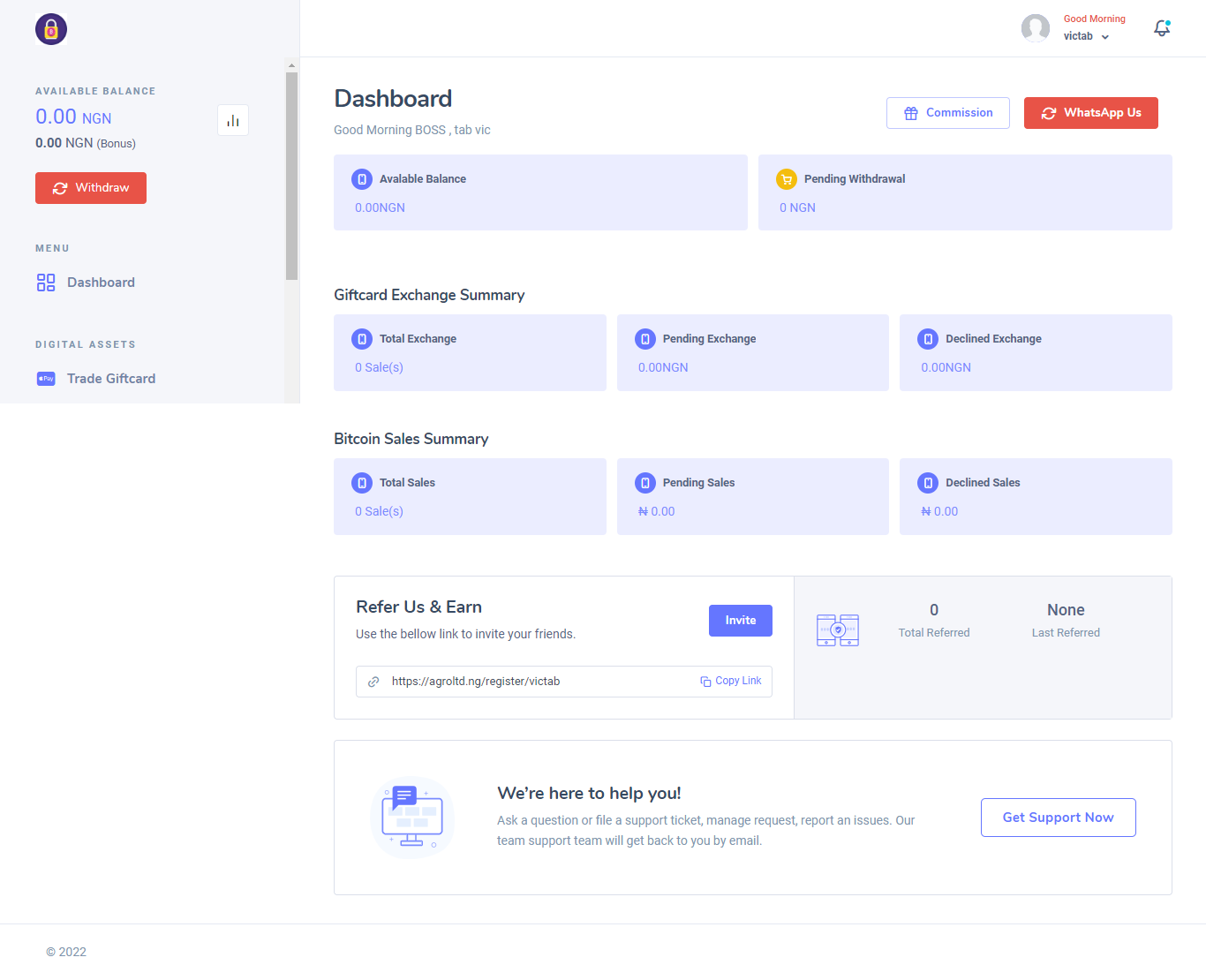 Buy Crypto & Gift card website Script by V3design Technology on Selar