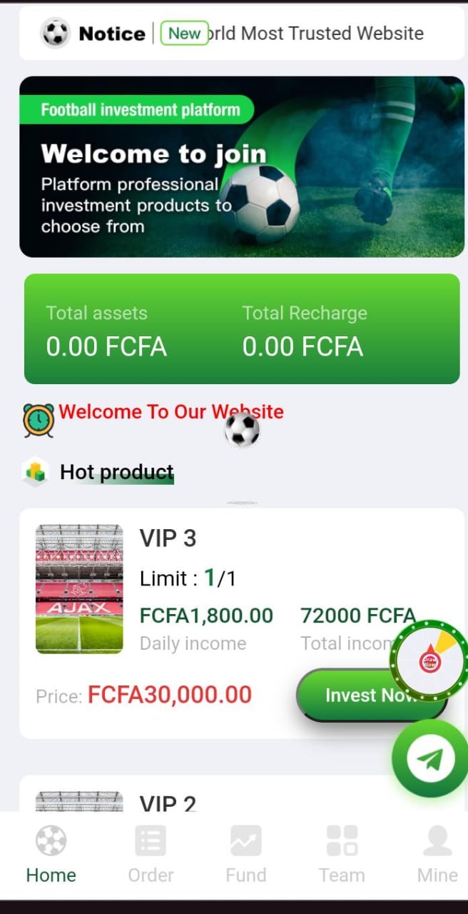 Football P2P task PONZI Script