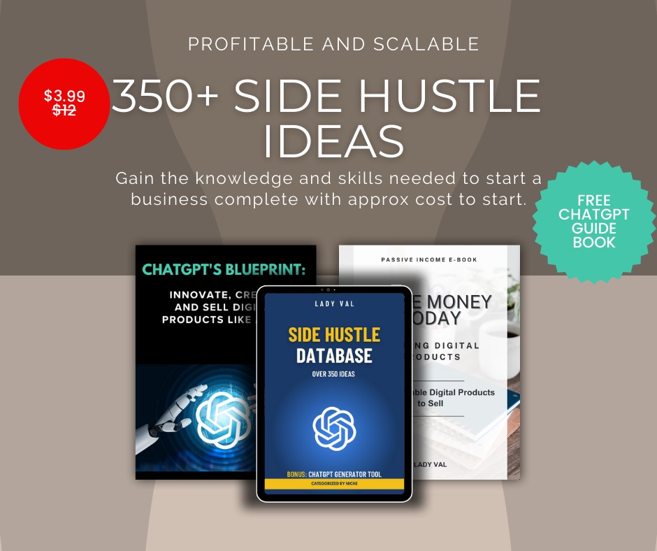 Side Hustle Business Ideas Database