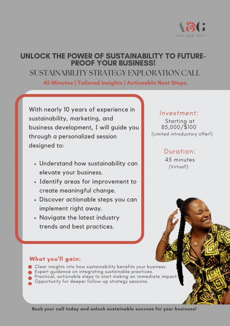 Sustainability Strategy Exploration Consultation