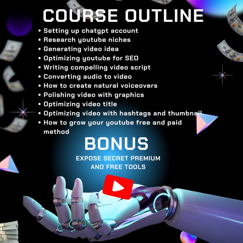 YOUTUBE MONEY WITH AI CHATGPT COURSE