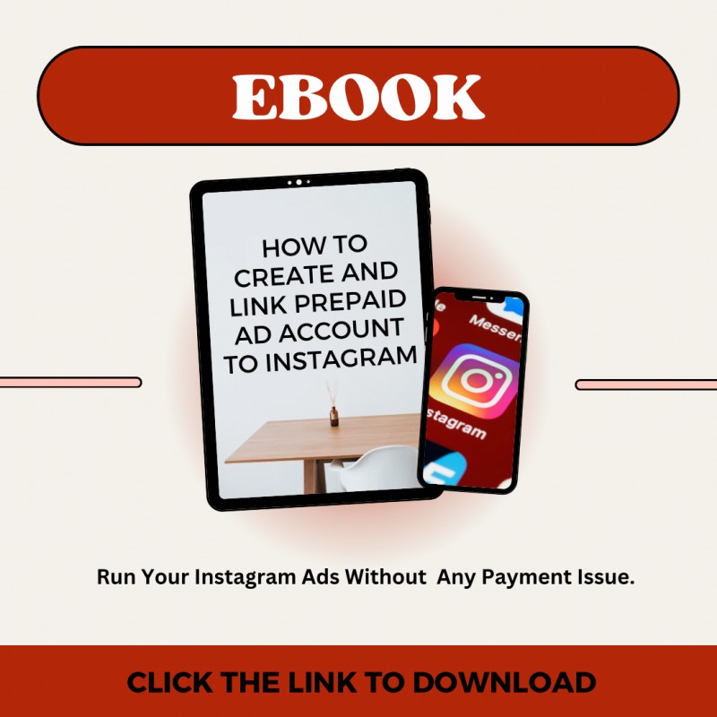 How To Create And Link Prepaid Ad Account To Instagram