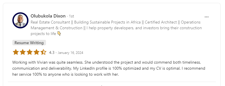 Customer review 3