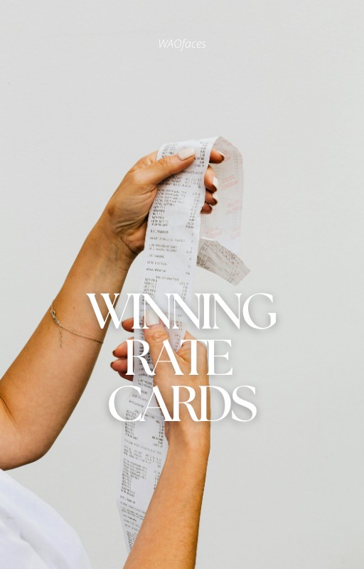 Guide To Crafting An Effective Rate Card