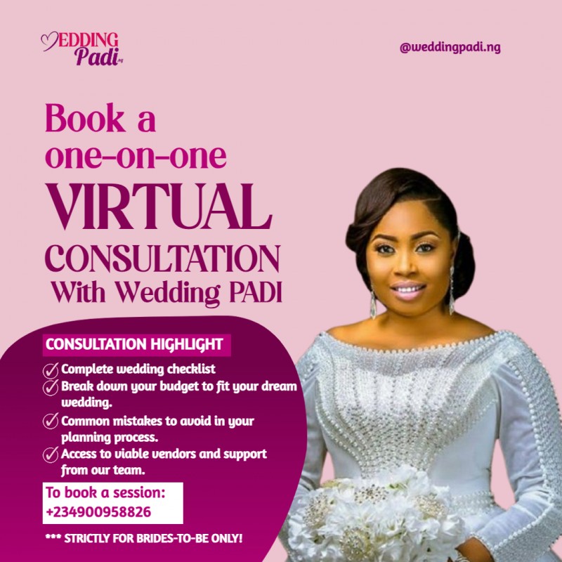 WEDDING PLANNING CONSULTATION