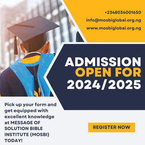 MOSBI ADMISSION APPLICATION FORM FEE