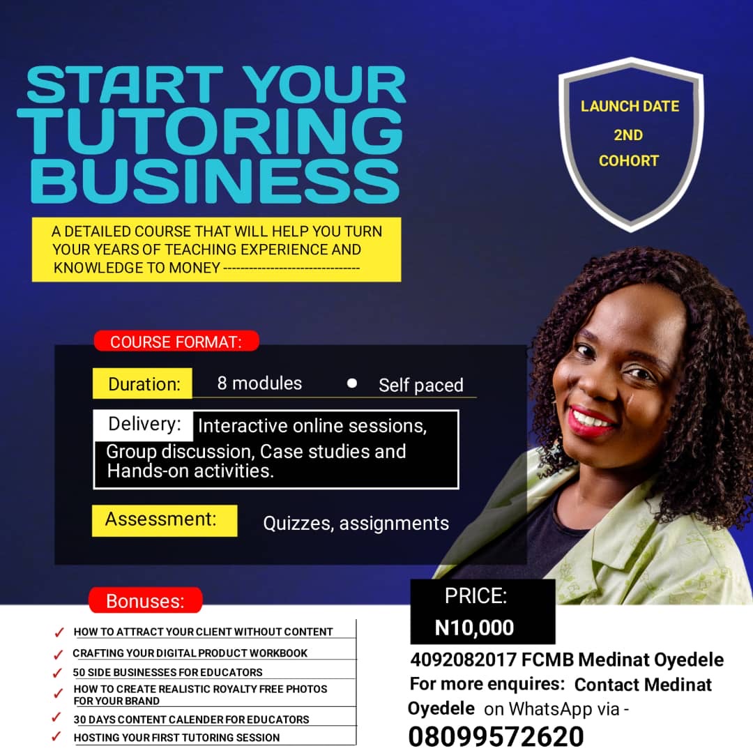 START YOUR TUTORING BUSINESS