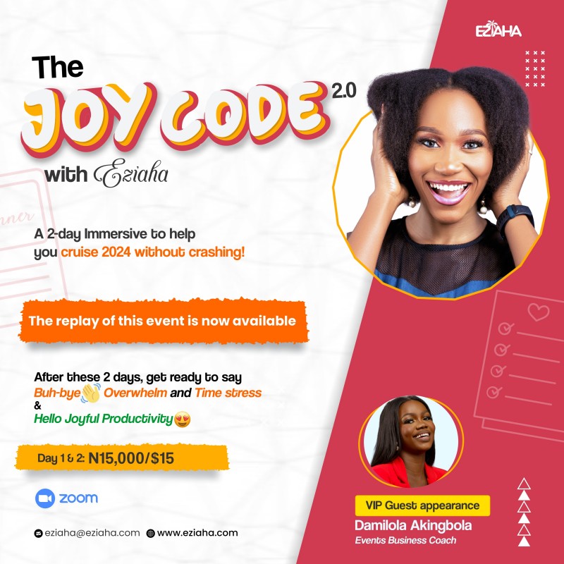 Joy Code 2.0 REPLAY