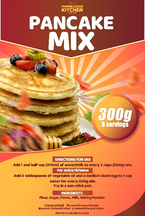 Yummilicious pancake mix economy pack