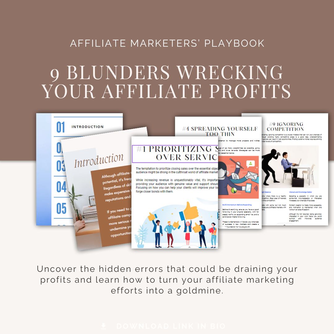 9 BLUNDERS WRECKING YOUR AFFILIATE PROFITS