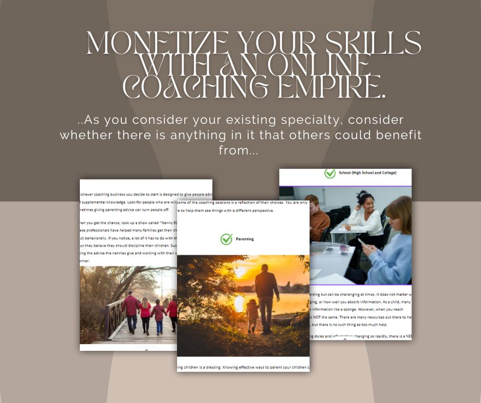 START AN ONLINE COARCHING BUSINESS USING YOUR TALENTS & EXPERTISE