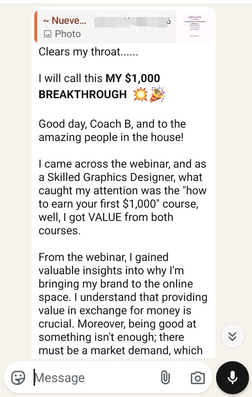 Customer review 1