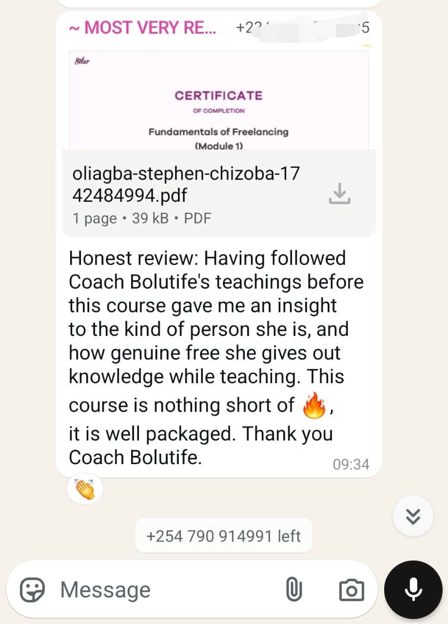 Customer review 14