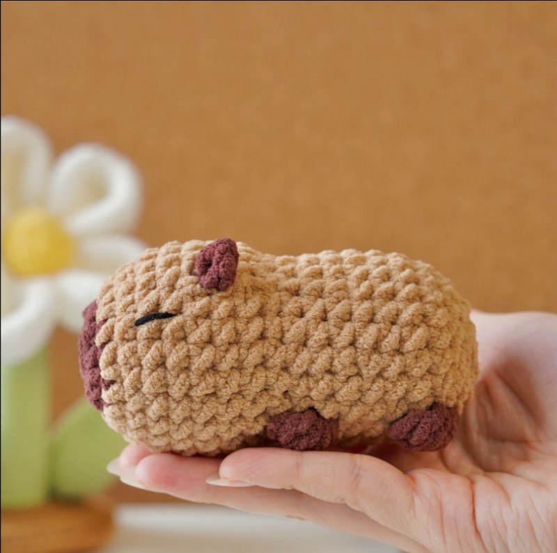 Capybara No Sew Crochet Pattern