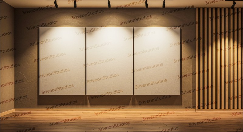 3-Indoor Poster Mockup