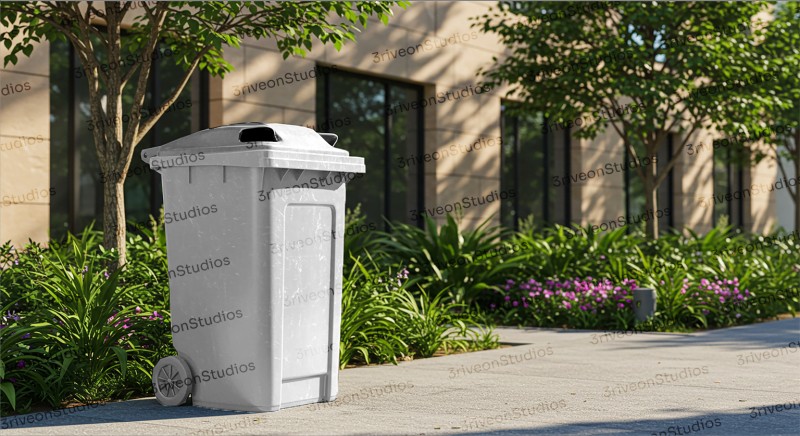 Waste Bin Mockup