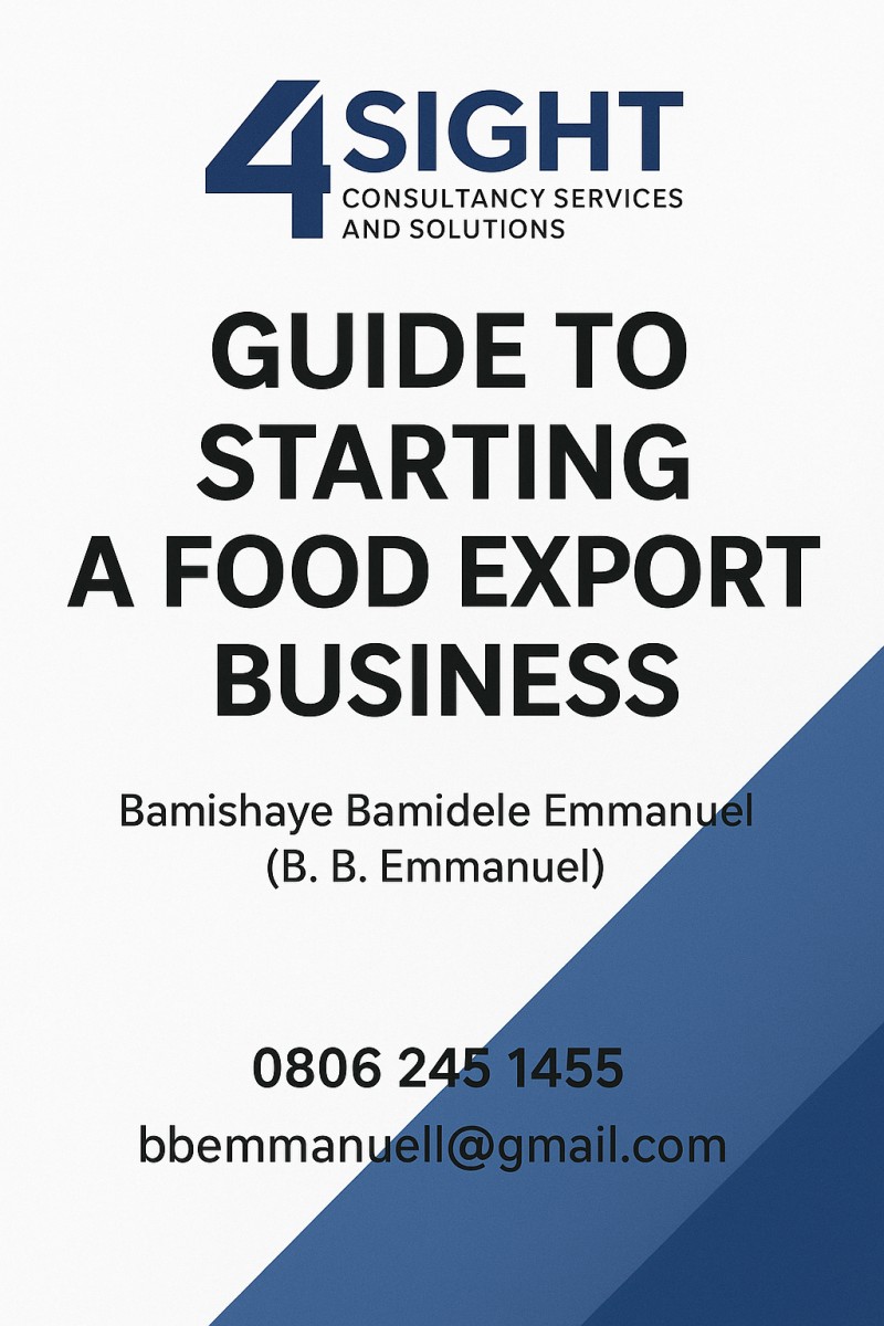 GUIDE TO STARTING A FOOD EXPORT BUSINESS