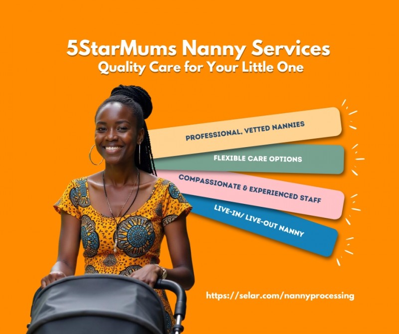 5StarMums Nanny Processing Fee