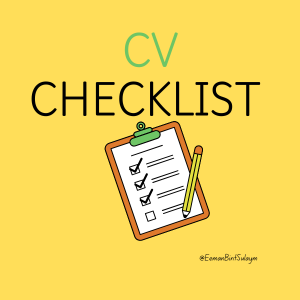 CV Checklist