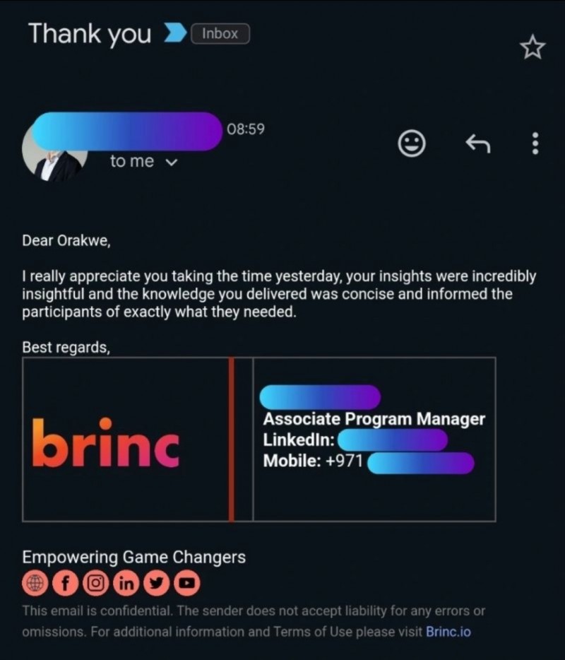 Customer review 1