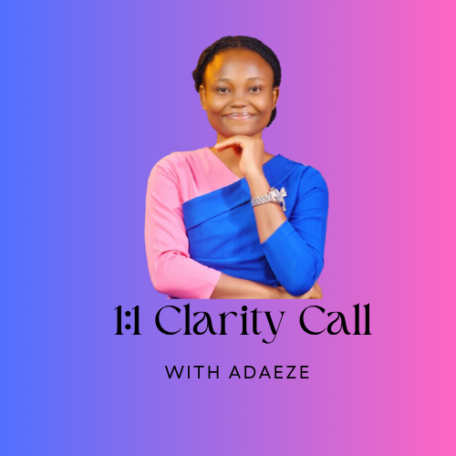 1: 1 Clarity Call (1 hour)