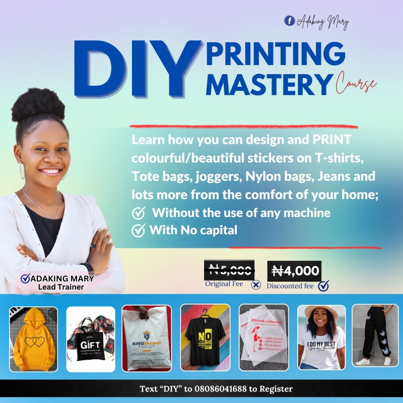 DIY PRINTING MASTERY COURSE