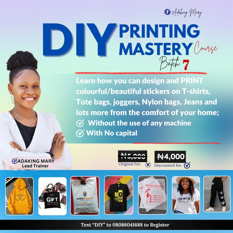 DIY PRINTING MASTERY COURSE