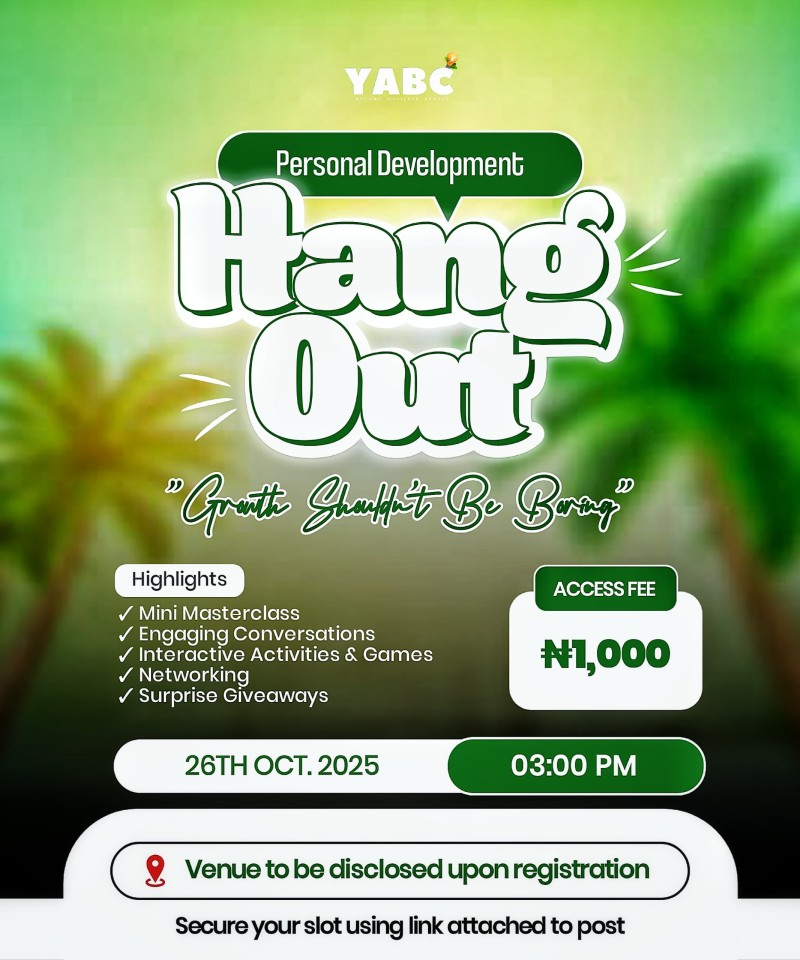 Personal Development Hangout 1.0