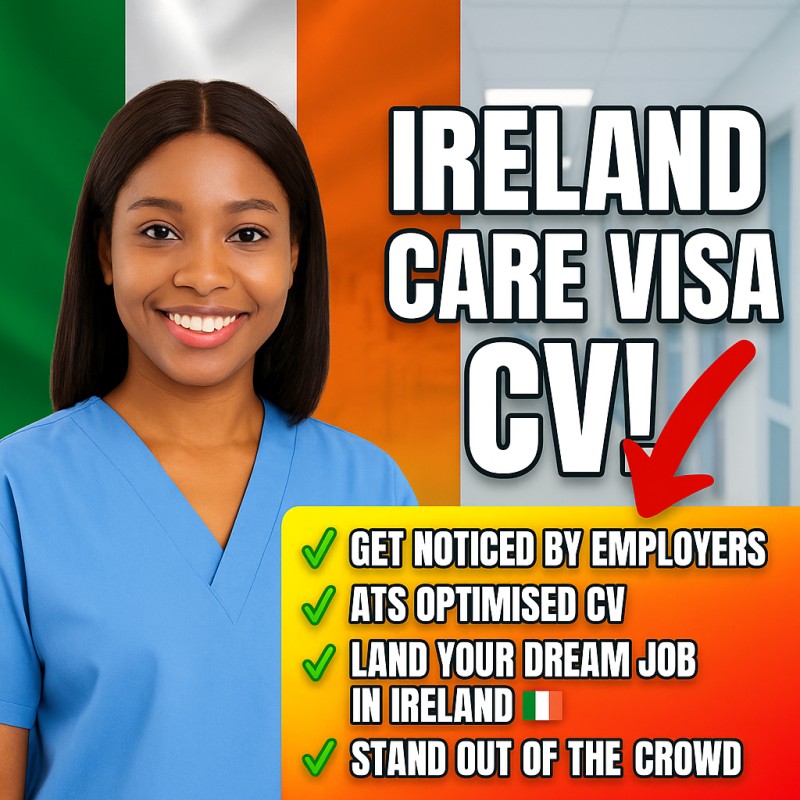 Ireland Care visa CV