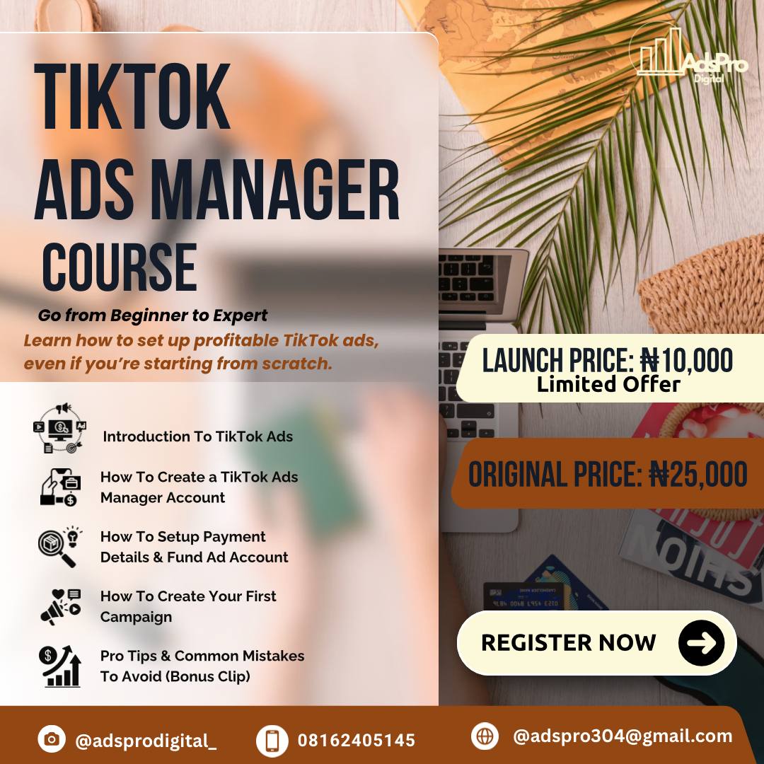 Tiktok Ads Manager Class (Updated)