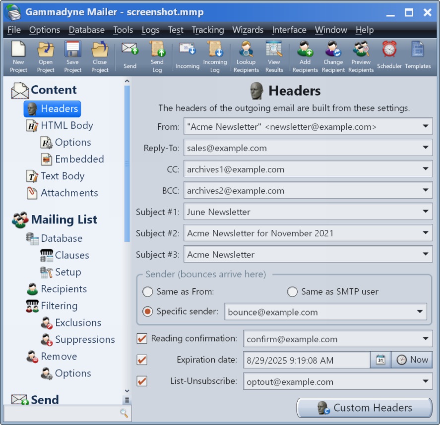 Gammadyne mailer 71.0 Full Activation Key