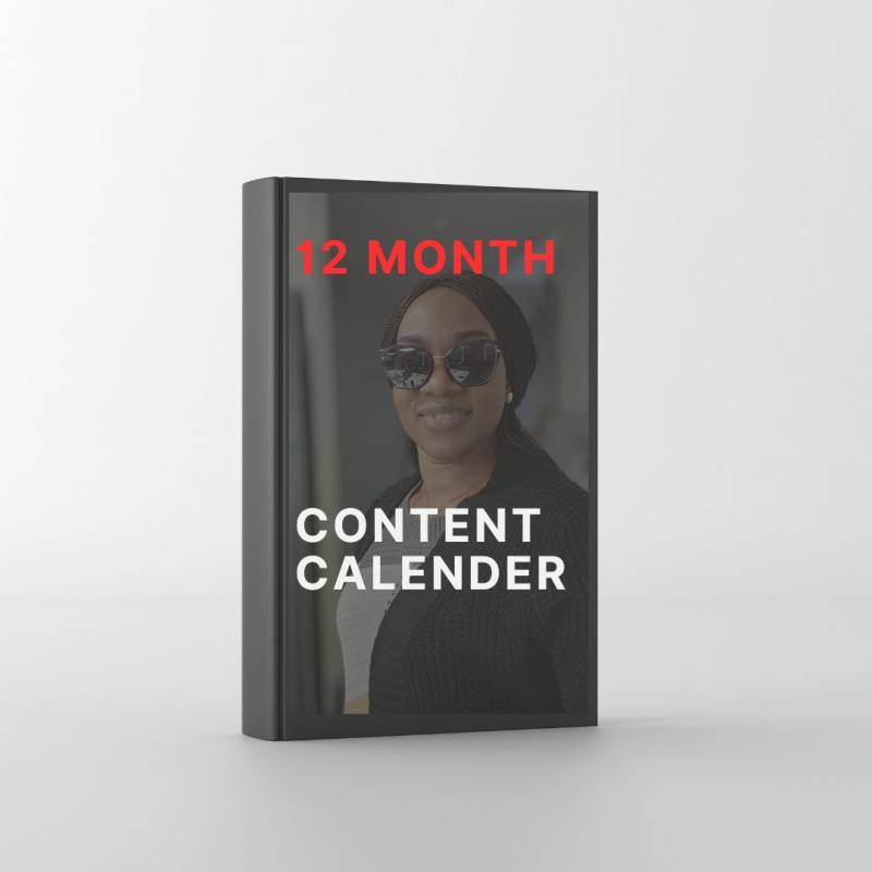 12 Month Content Calender