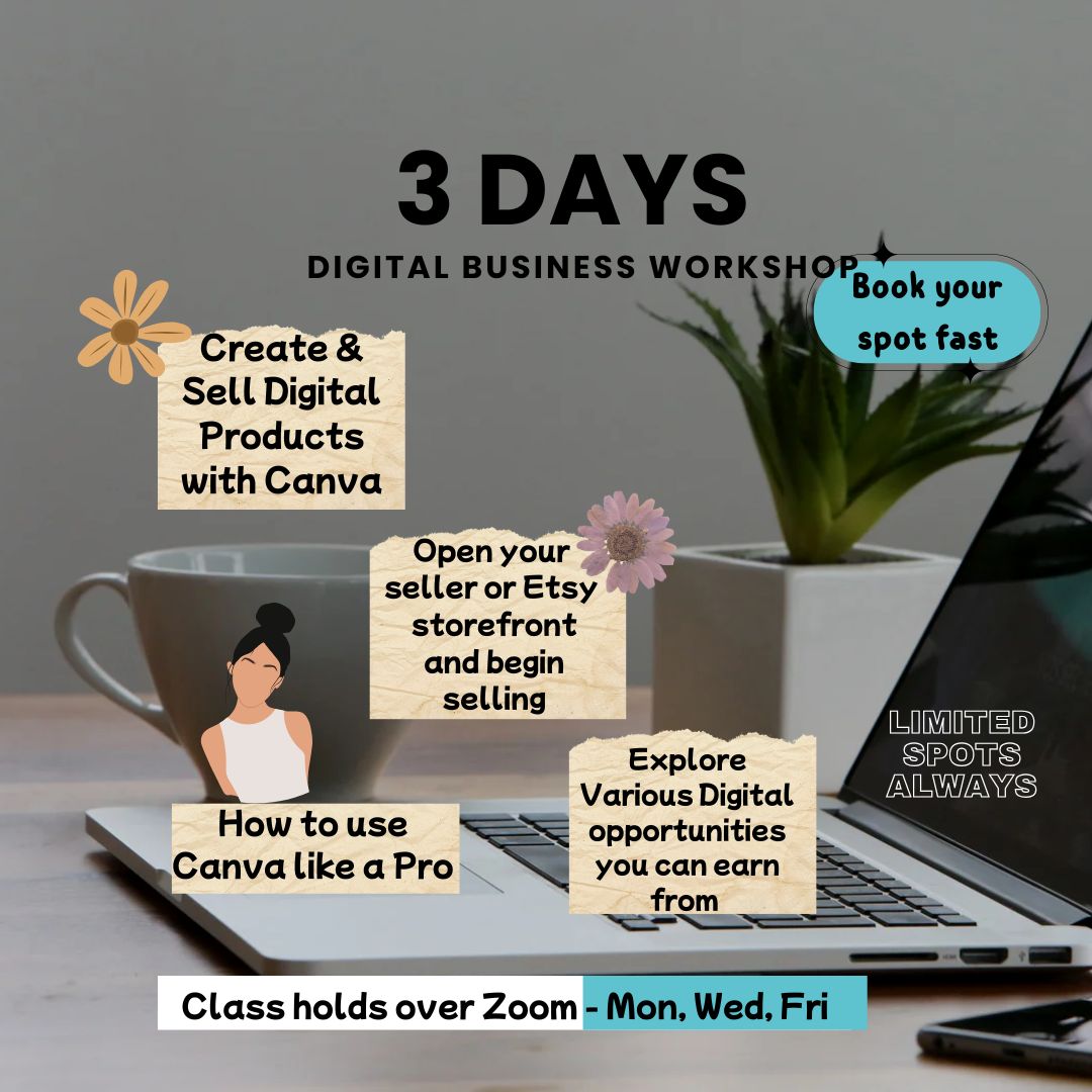 Learn How to Create & Sell Digital Products in 3 Days (No Tech Skills Needed!)