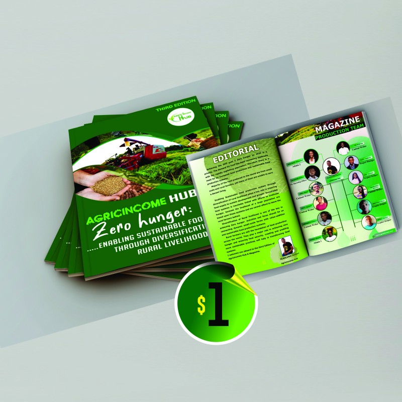 Buy Agricincome Zero Hunger Magazine 3rd Edition By Agricincome Hub On 