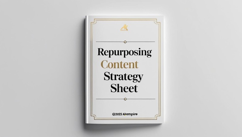 Repurposing Content Strategy sheet