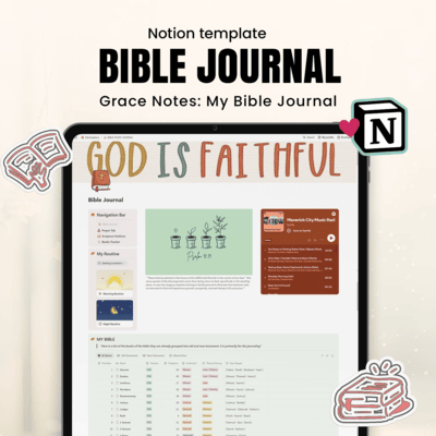 Notion Bible journal Template